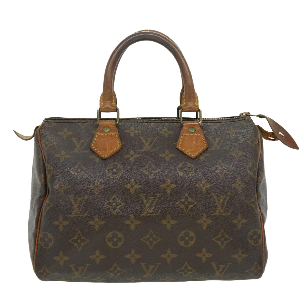 LOUIS VUITTON Monogram Speedy 25 Hand Bag M41528 LV Auth hs1410