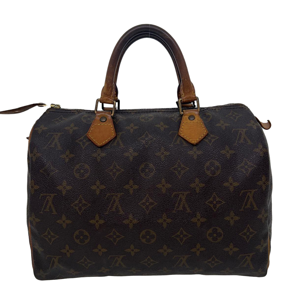 LOUIS VUITTON Monogram Speedy 30 Hand Bag M41526 LV Auth hs1413 - 0