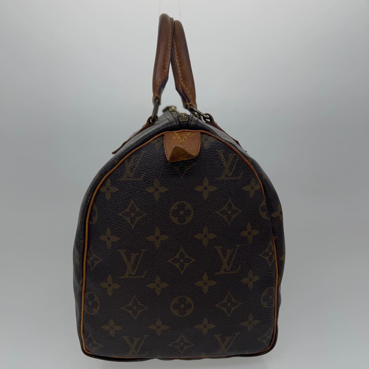 LOUIS VUITTON Monogram Speedy 30 Hand Bag M41526 LV Auth hs1413