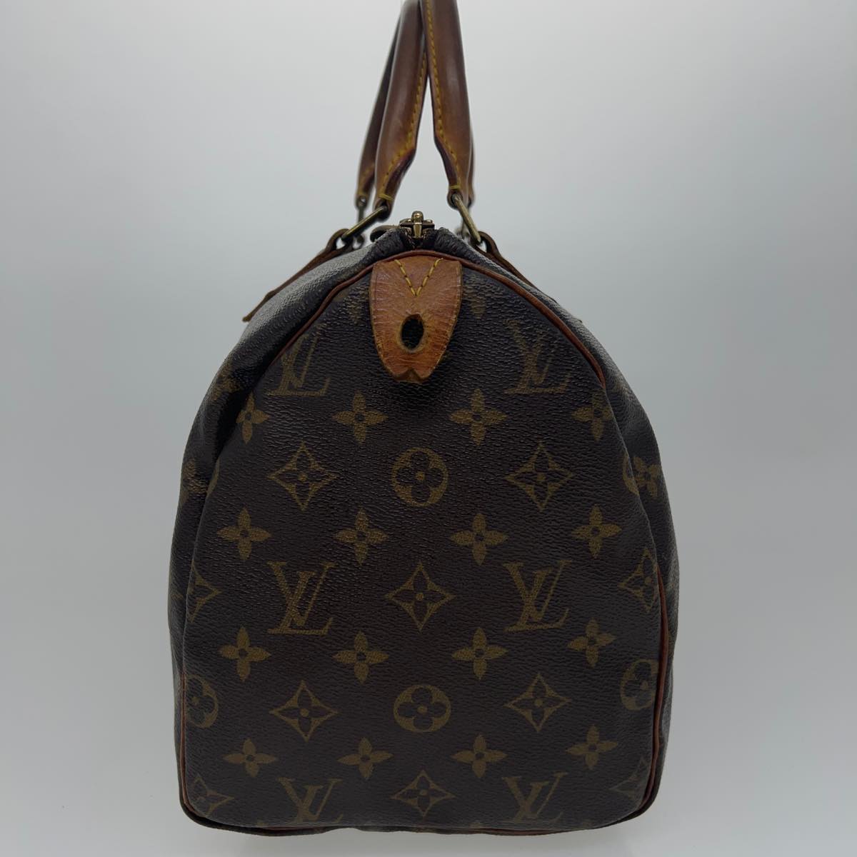 LOUIS VUITTON Monogram Speedy 30 Hand Bag M41526 LV Auth hs1415