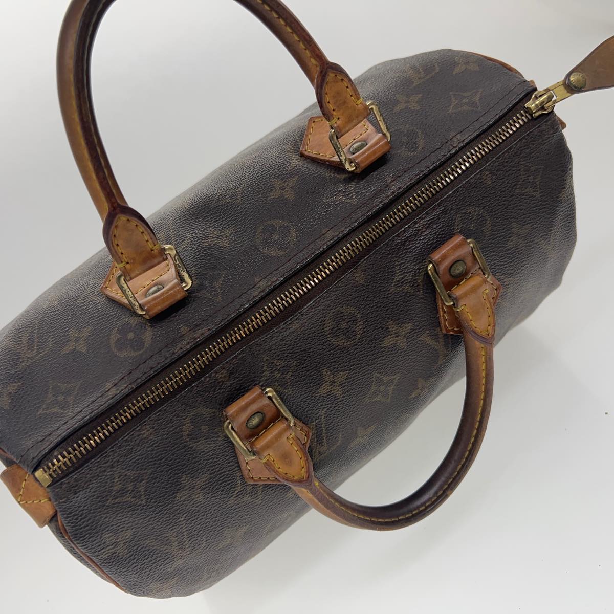 LOUIS VUITTON Monogram Speedy 30 Hand Bag M41526 LV Auth hs1415