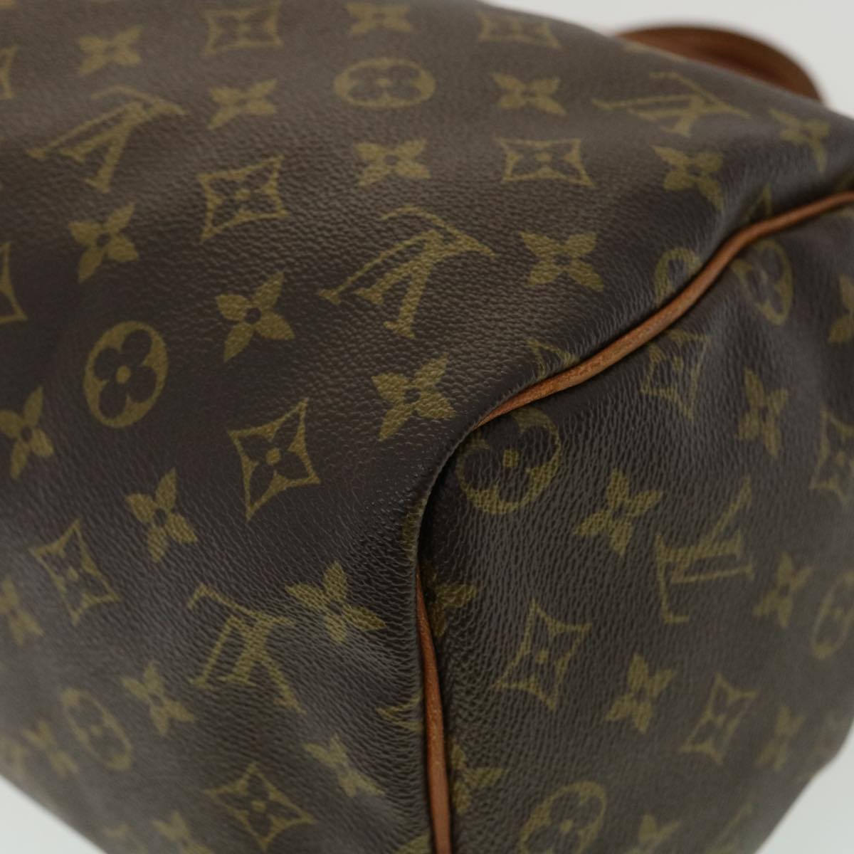 LOUIS VUITTON Monogram Speedy 30 Hand Bag M41526 LV Auth hs1424