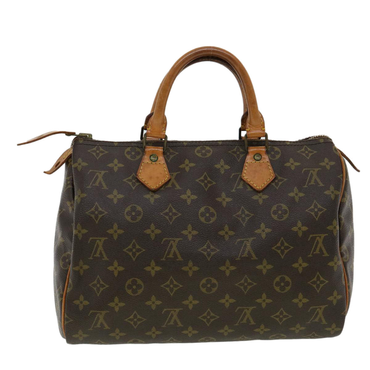 LOUIS VUITTON Monogram Speedy 30 Hand Bag M41526 LV Auth hs1424