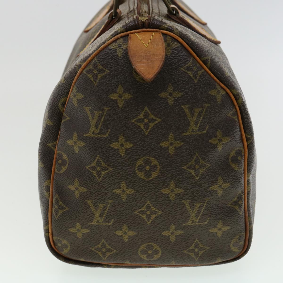 LOUIS VUITTON Monogram Speedy 30 Hand Bag M41526 LV Auth hs1424