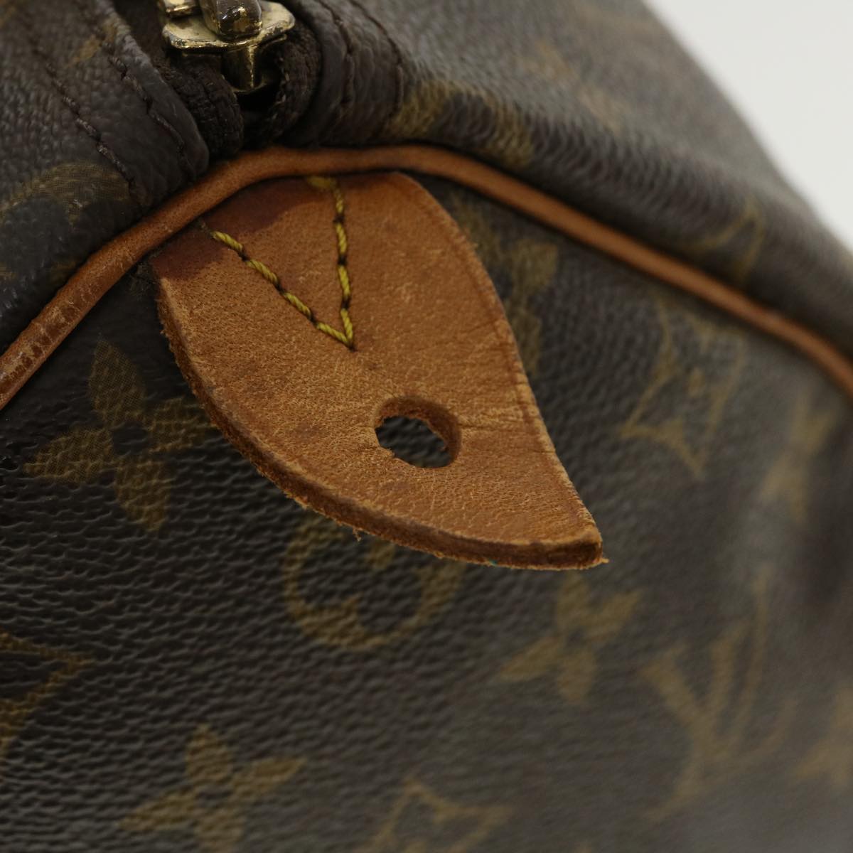 LOUIS VUITTON Monogram Speedy 30 Hand Bag M41526 LV Auth hs1428