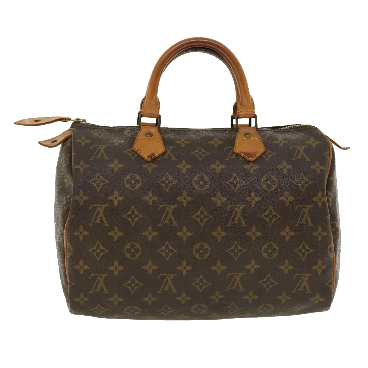 LOUIS VUITTON Monogram Speedy 30 Hand Bag M41526 LV Auth hs1428