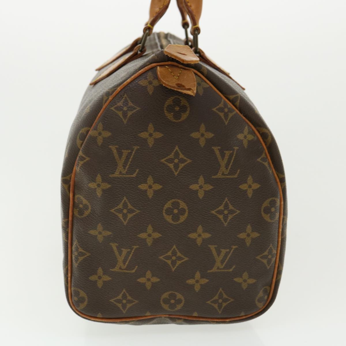 LOUIS VUITTON Monogram Speedy 30 Hand Bag M41526 LV Auth hs1428