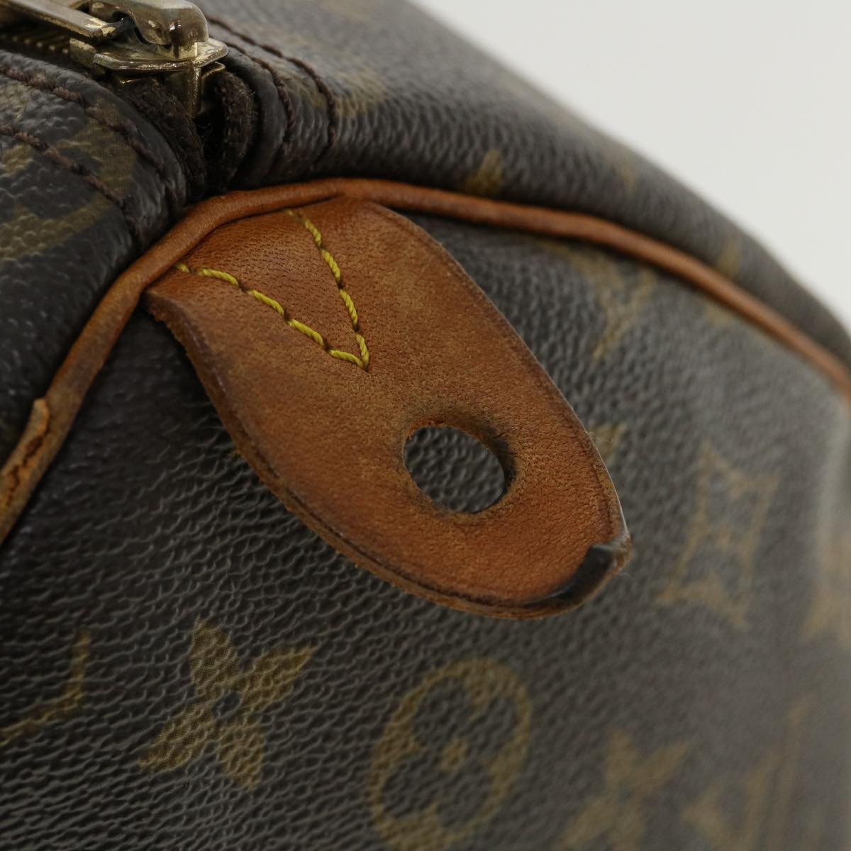 LOUIS VUITTON Monogram Speedy 35 Hand Bag M41524 LV Auth hs1442