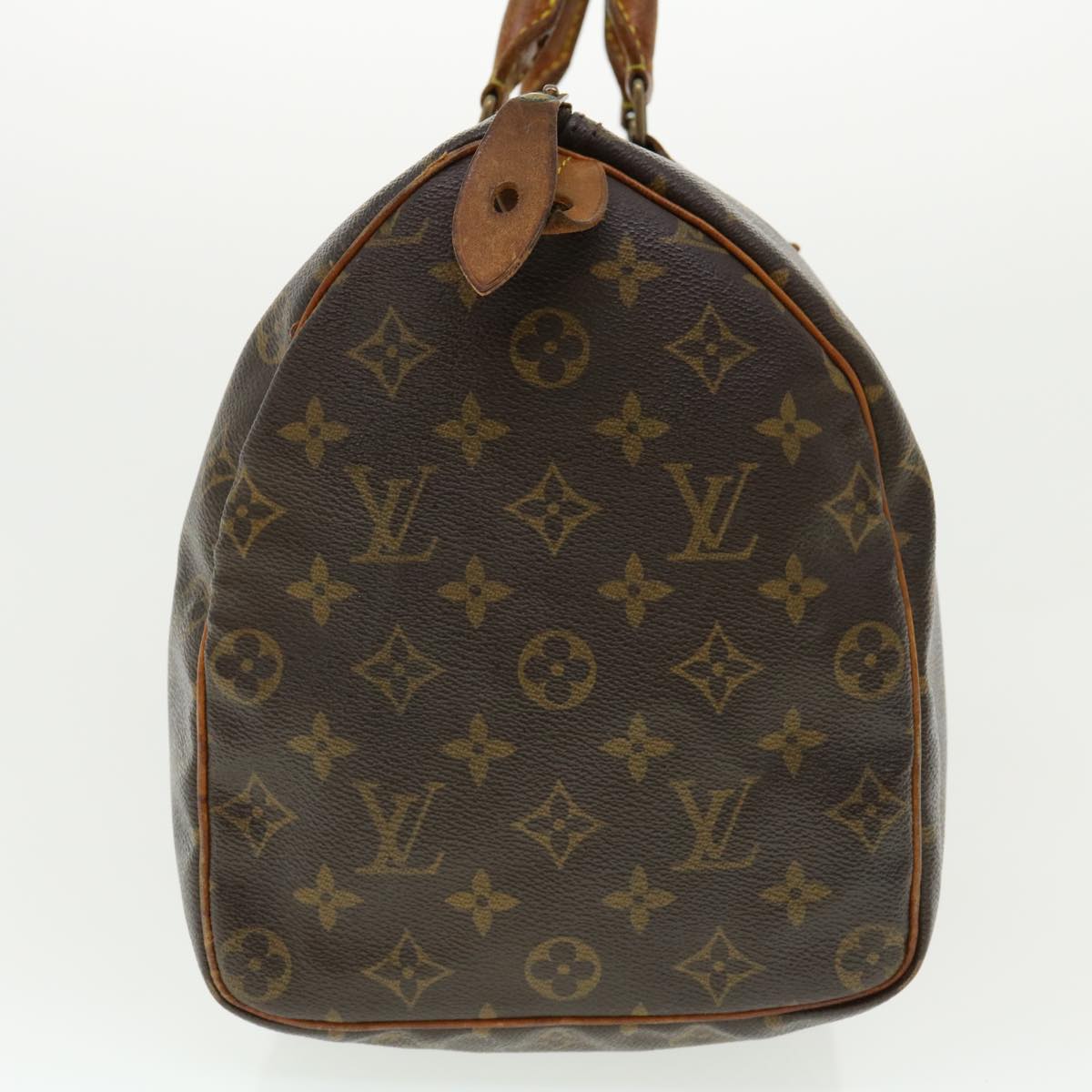 LOUIS VUITTON Monogram Speedy 35 Hand Bag M41524 LV Auth hs1442