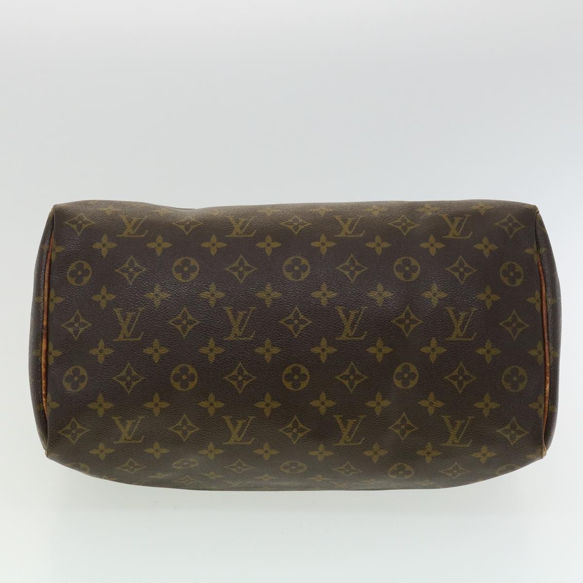 LOUIS VUITTON Monogram Speedy 35 Hand Bag M41524 LV Auth hs1443