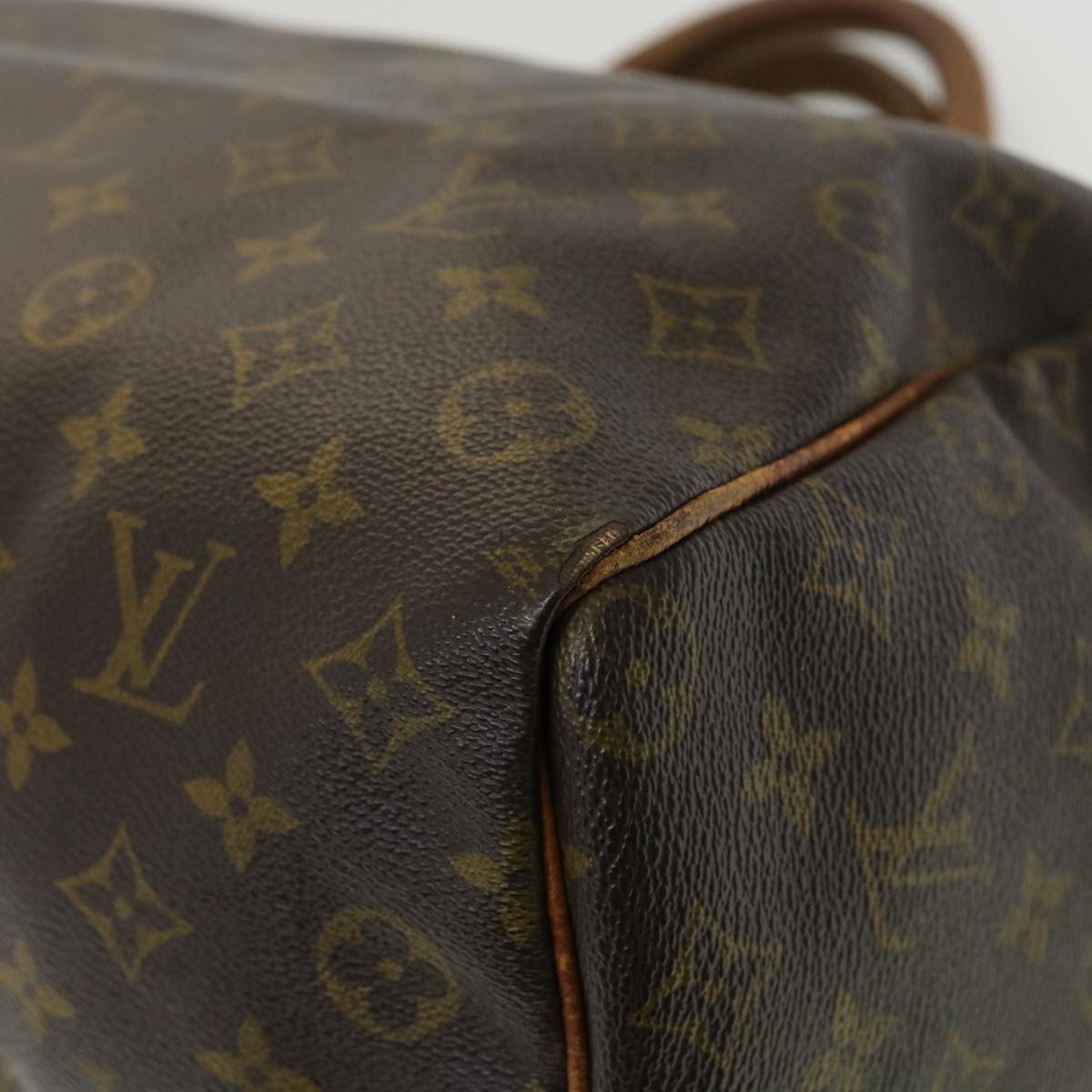 LOUIS VUITTON Monogram Speedy 35 Hand Bag M41524 LV Auth hs1443