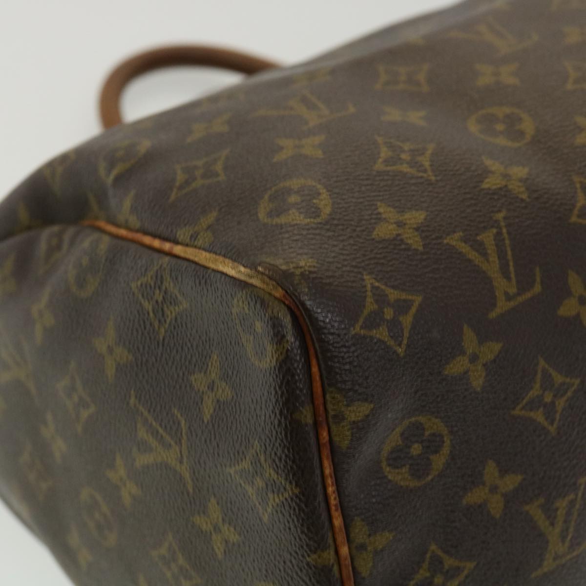 LOUIS VUITTON Monogram Speedy 35 Hand Bag M41524 LV Auth hs1443