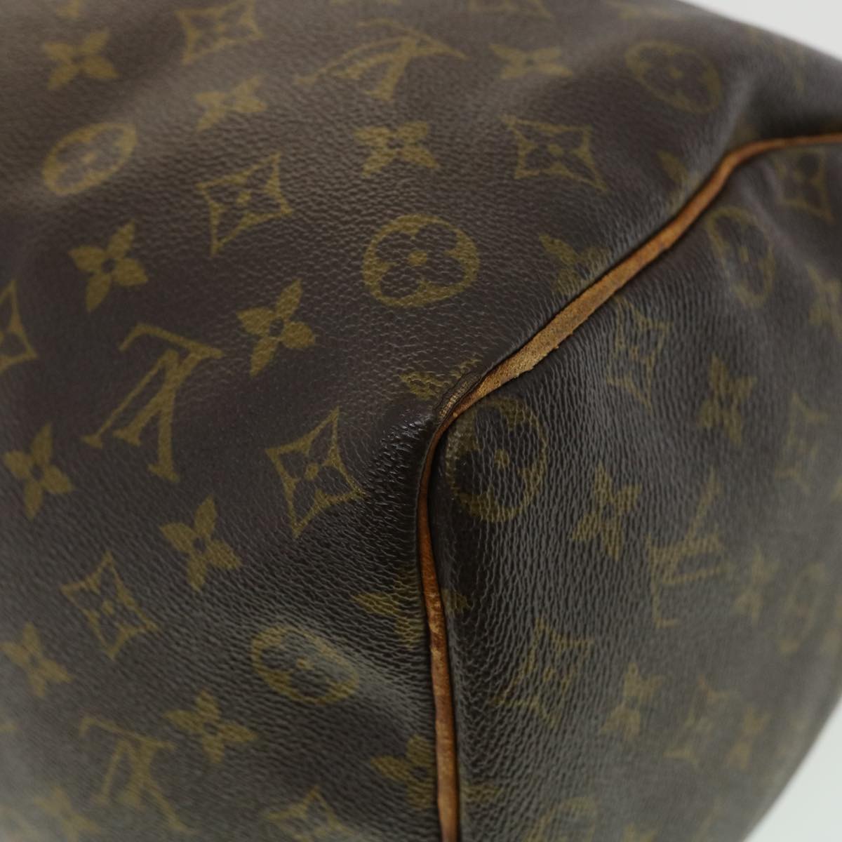 LOUIS VUITTON Monogram Speedy 35 Hand Bag M41524 LV Auth hs1443