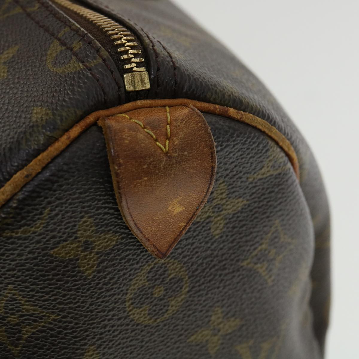 LOUIS VUITTON Monogram Speedy 35 Hand Bag M41524 LV Auth hs1443