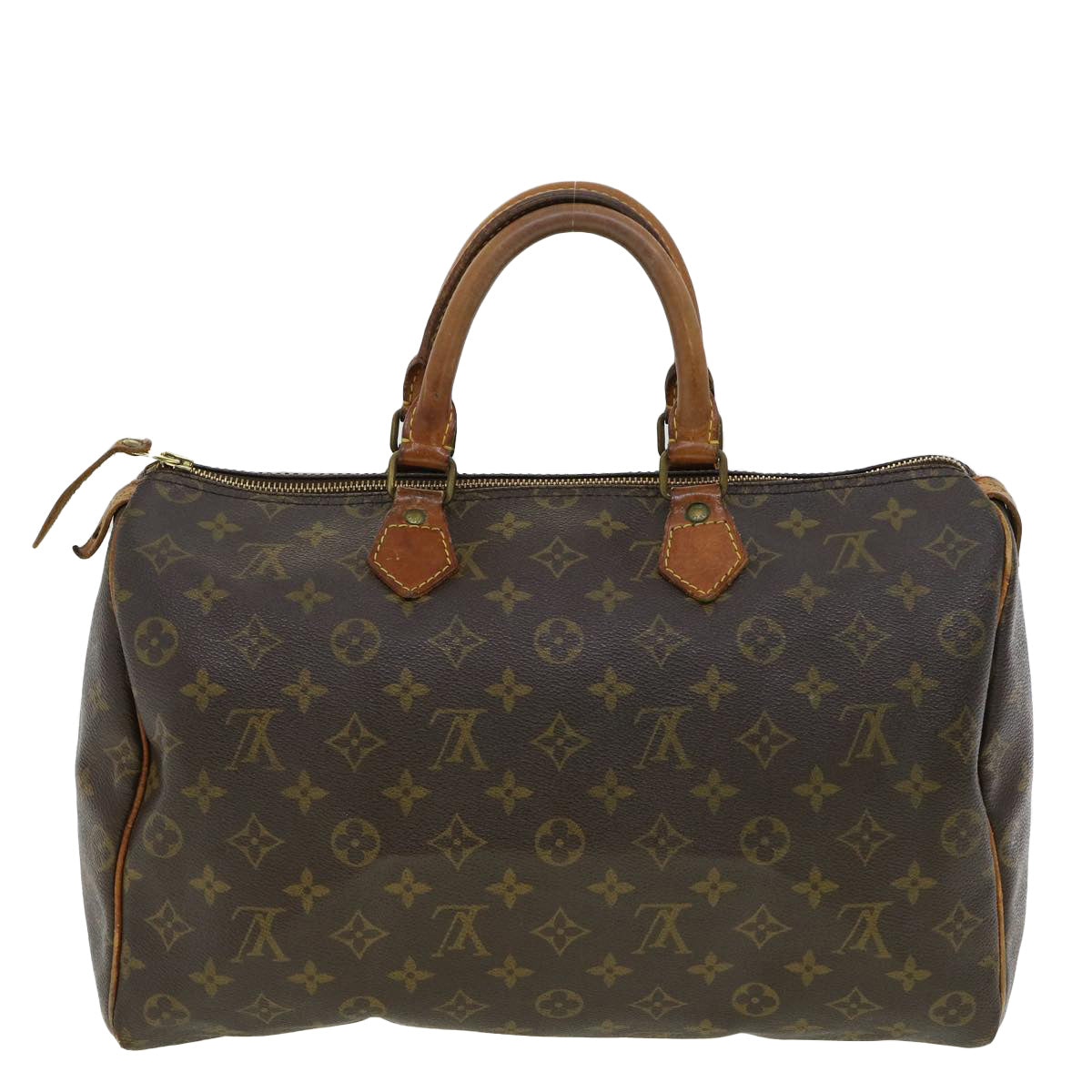 LOUIS VUITTON Monogram Speedy 35 Hand Bag M41524 LV Auth hs1443 - 0