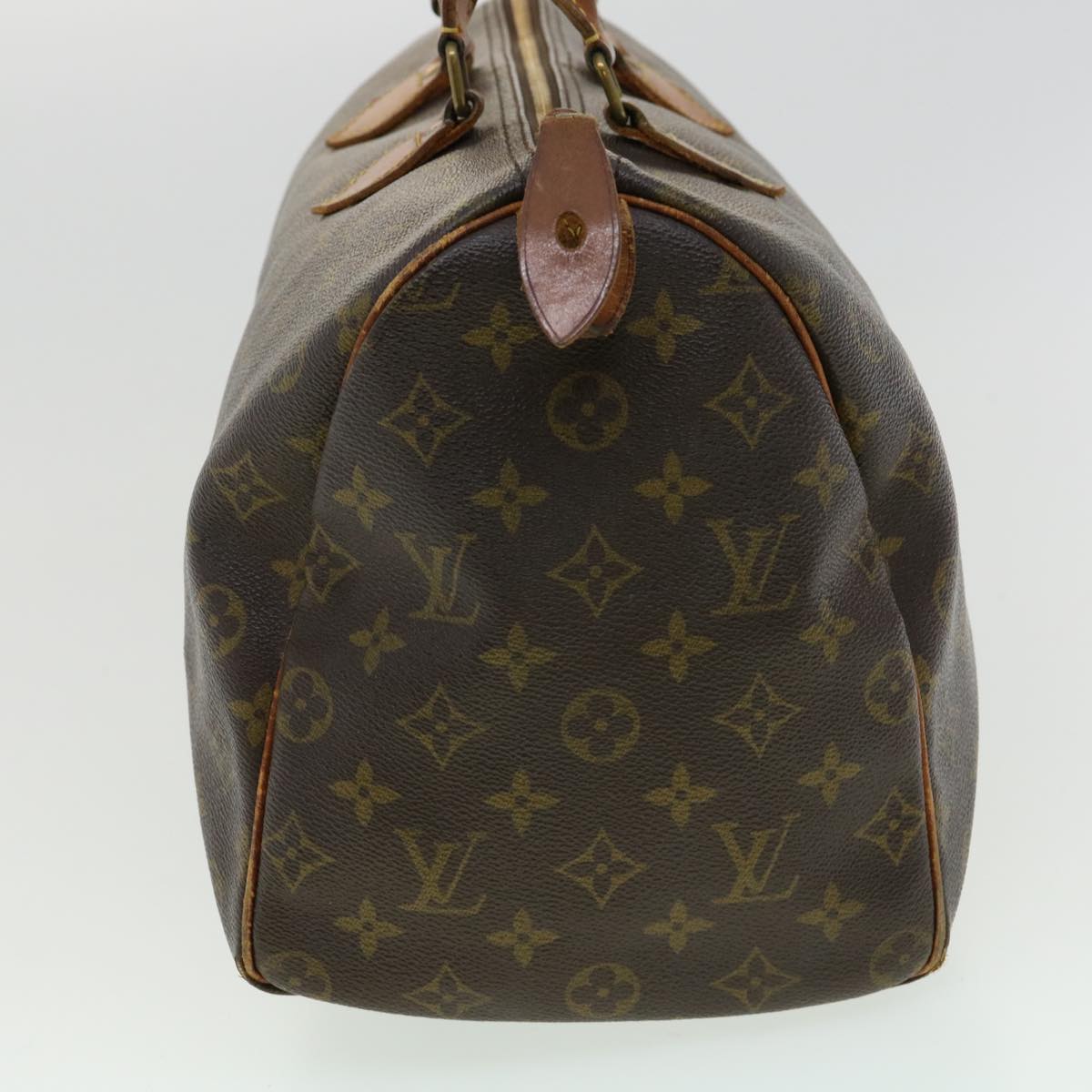 LOUIS VUITTON Monogram Speedy 35 Hand Bag M41524 LV Auth hs1443