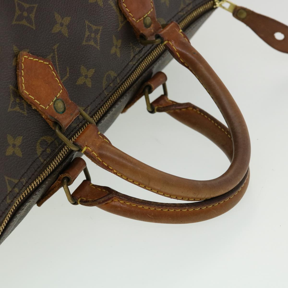 LOUIS VUITTON Monogram Speedy 35 Hand Bag M41524 LV Auth hs1443