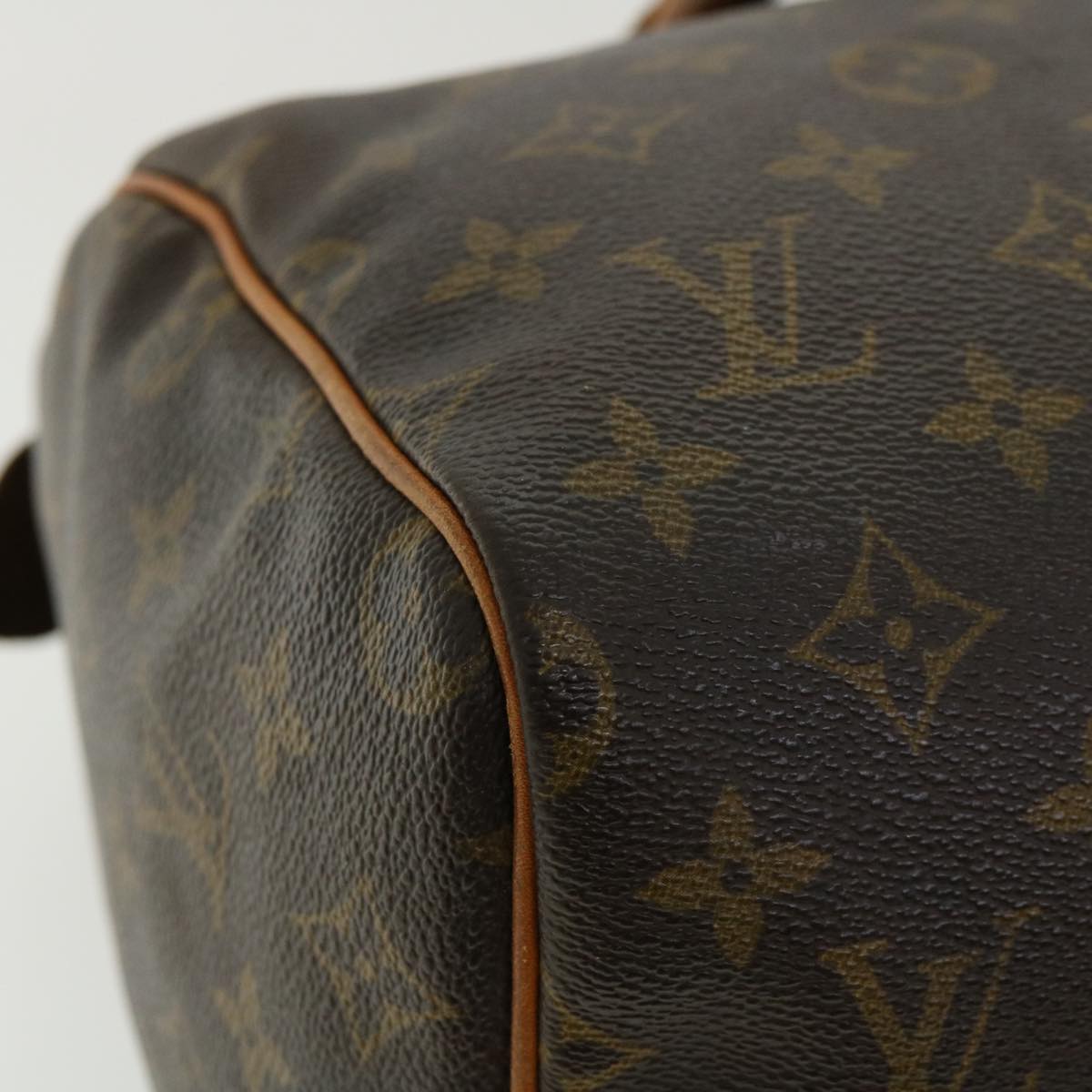 LOUIS VUITTON Monogram Speedy 35 Hand Bag M41524 LV Auth hs1445