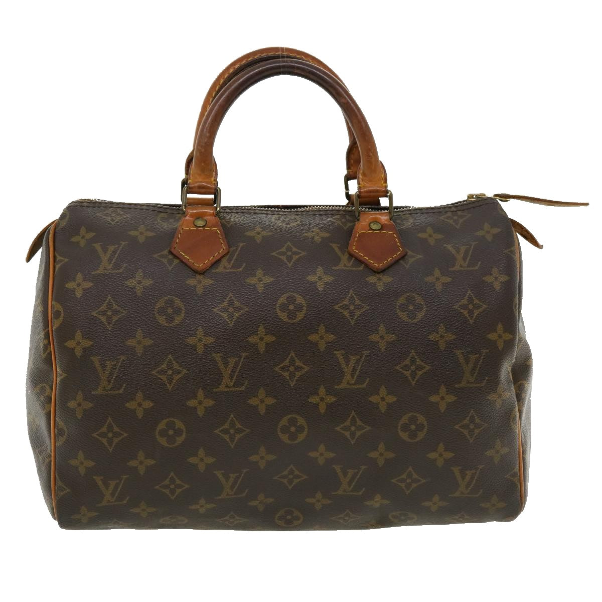 LOUIS VUITTON Monogram Speedy 35 Hand Bag M41524 LV Auth hs1445