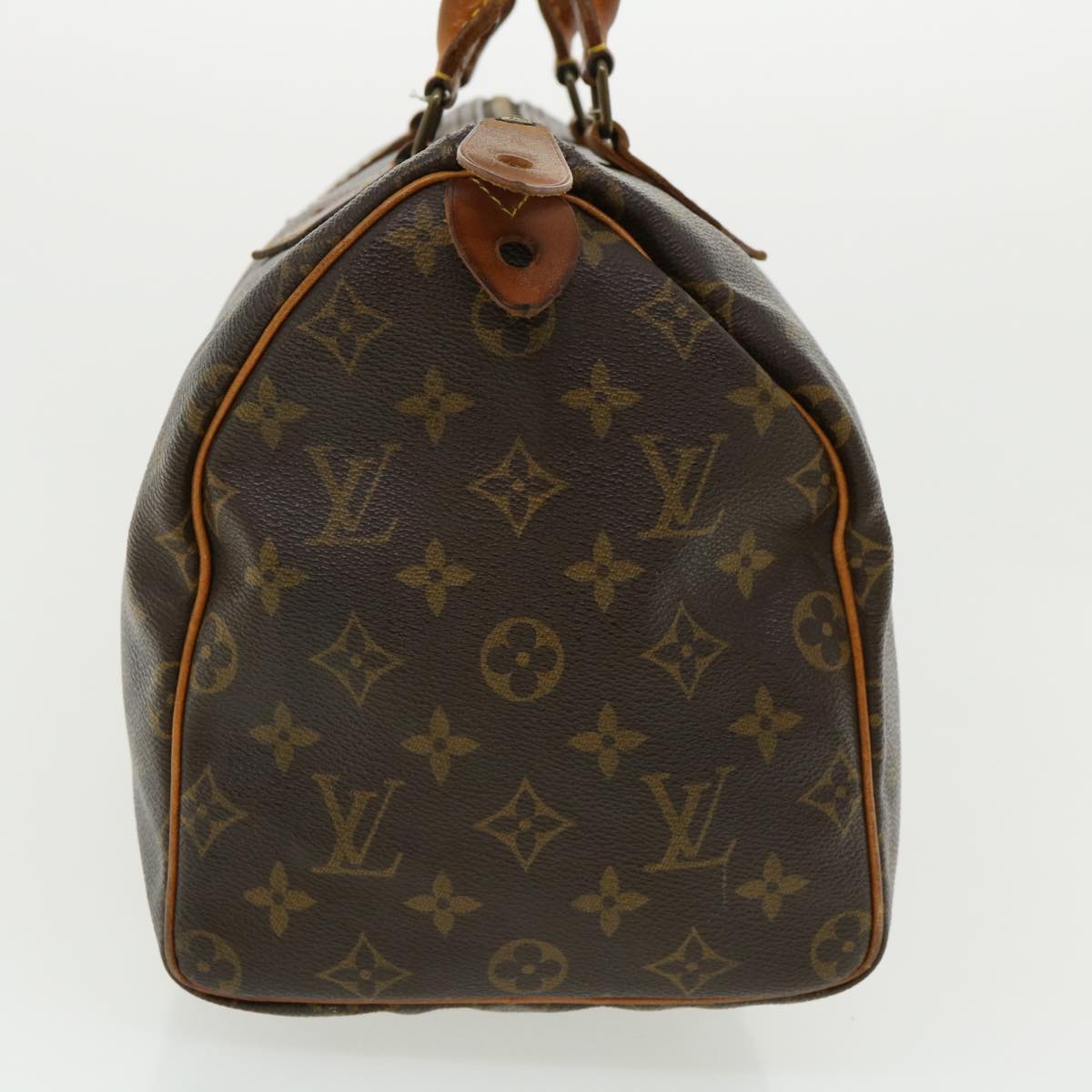 LOUIS VUITTON Monogram Speedy 35 Hand Bag M41524 LV Auth hs1445