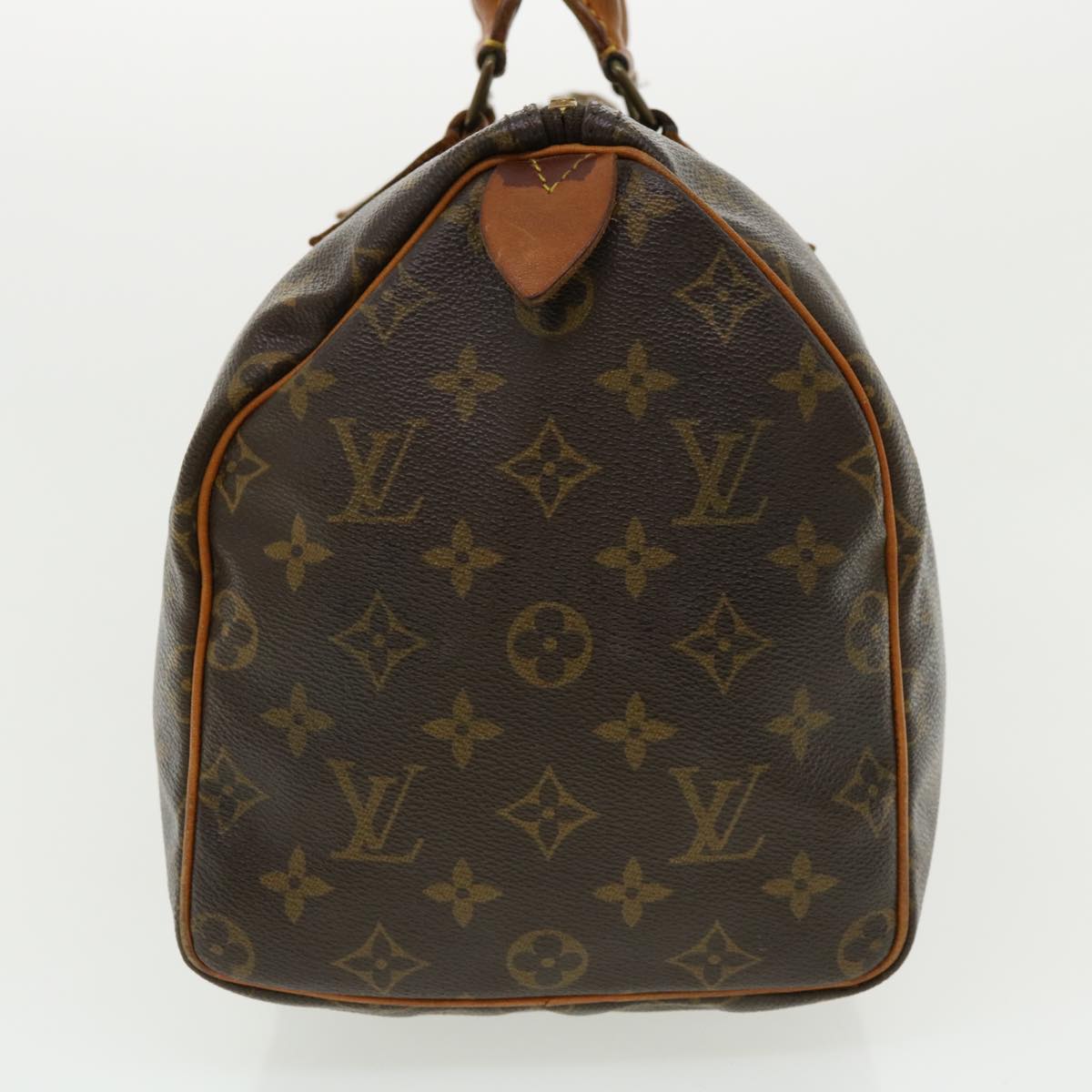 LOUIS VUITTON Monogram Speedy 35 Hand Bag M41524 LV Auth hs1445