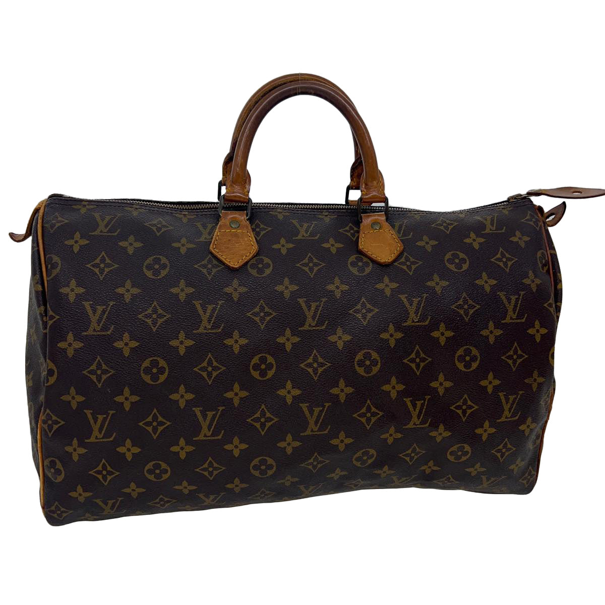 LOUIS VUITTON Monogram Speedy 40 Hand Bag M41522 LV Auth hs1446