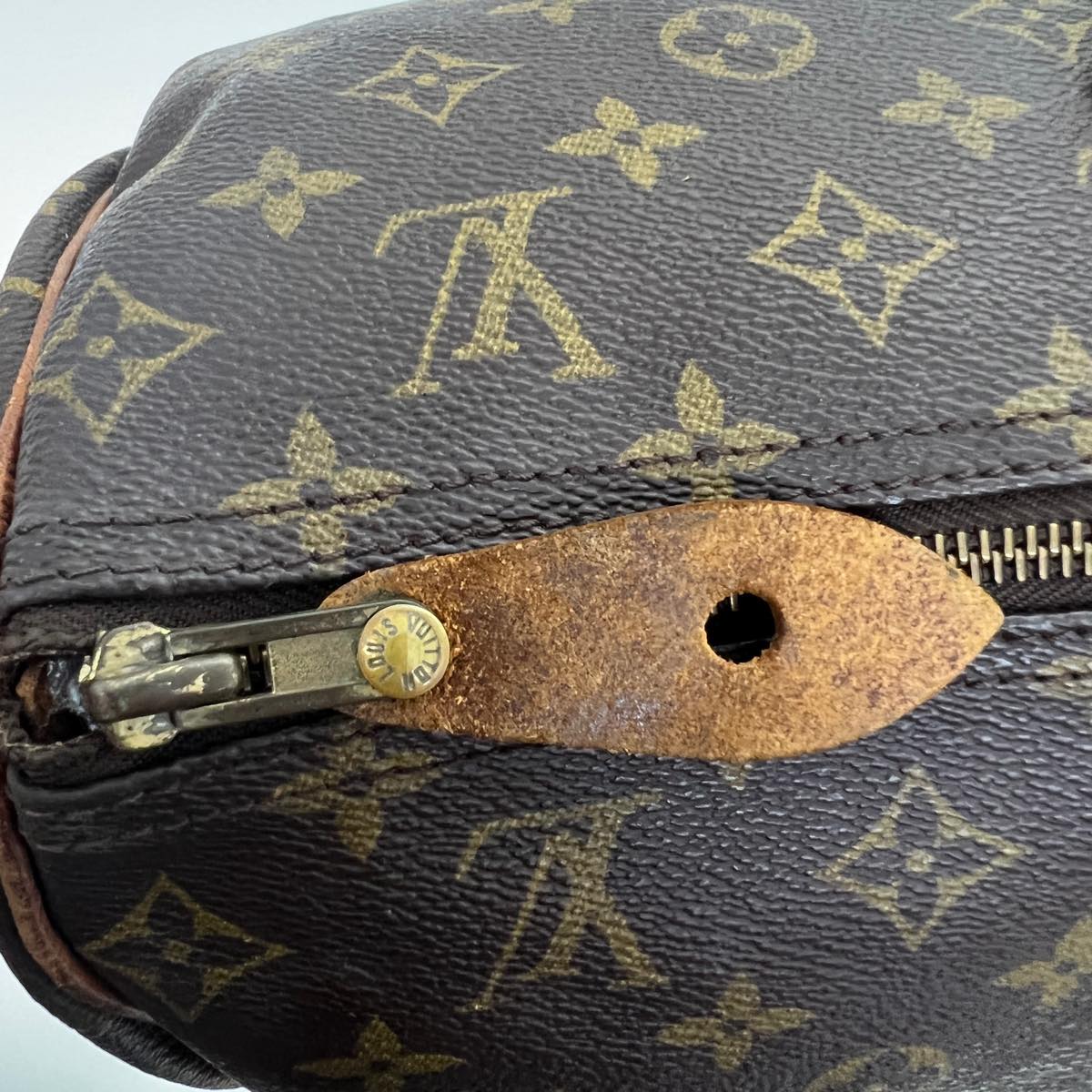 LOUIS VUITTON Monogram Speedy 40 Hand Bag M41522 LV Auth hs1446