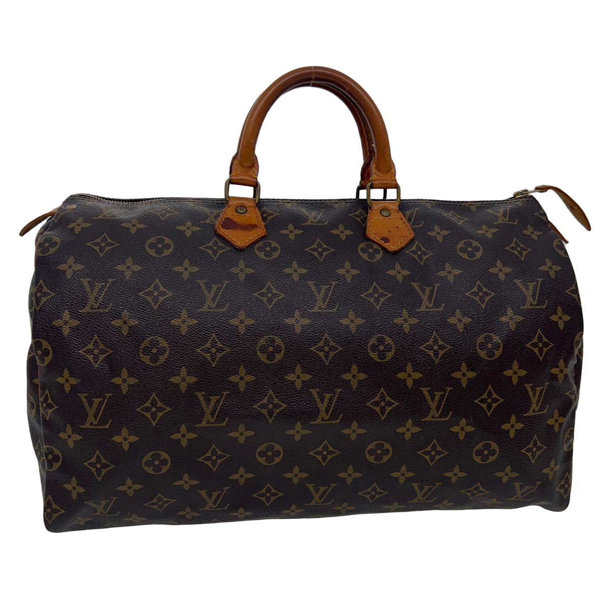 LOUIS VUITTON Monogram Speedy 40 Hand Bag M41522 LV Auth hs1449