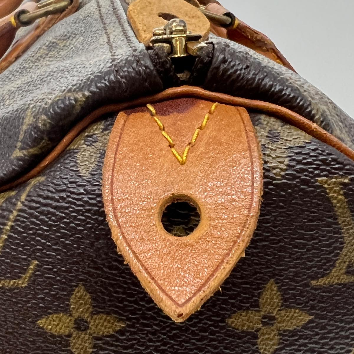 LOUIS VUITTON Monogram Speedy 40 Hand Bag M41522 LV Auth hs1449