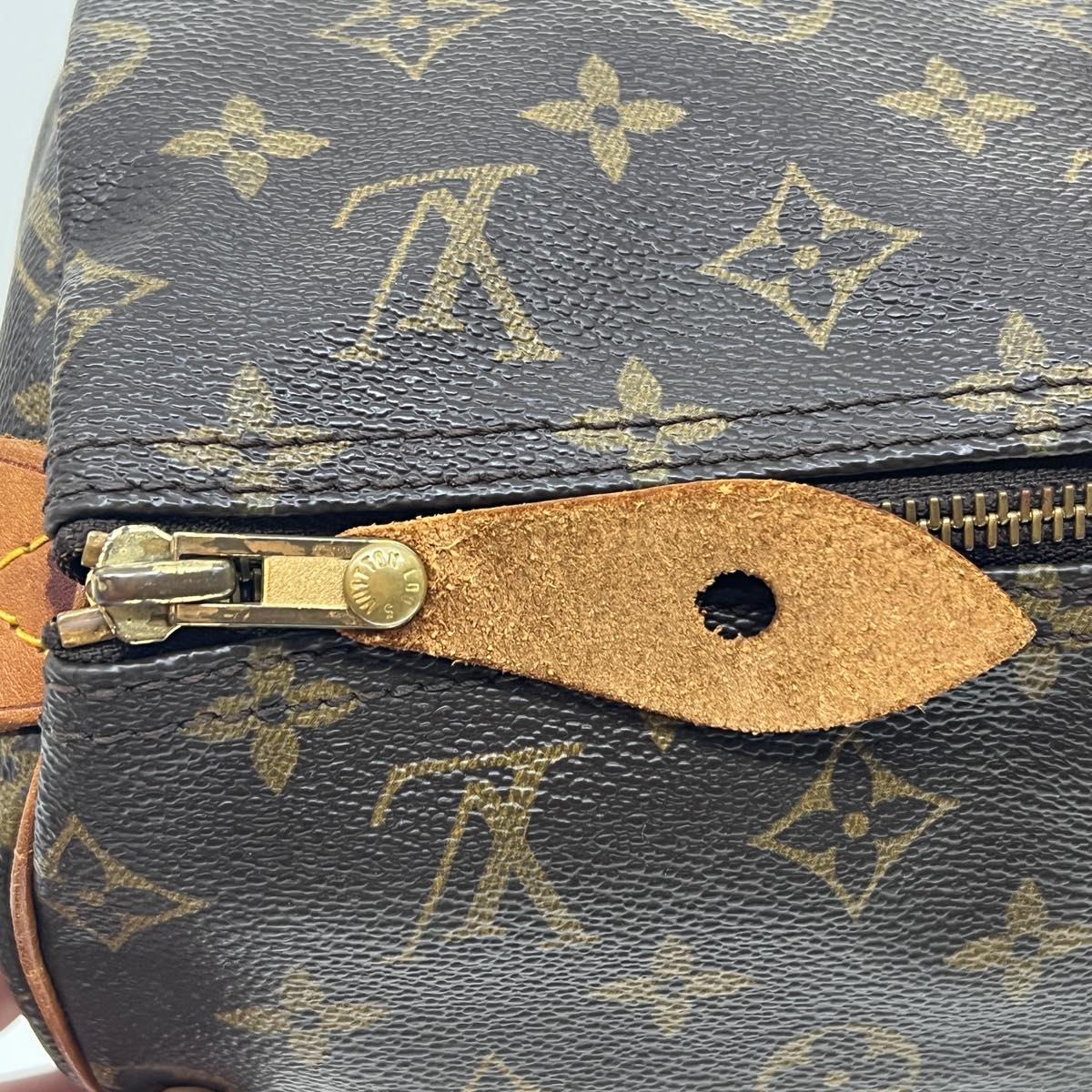 LOUIS VUITTON Monogram Speedy 40 Hand Bag M41522 LV Auth hs1449