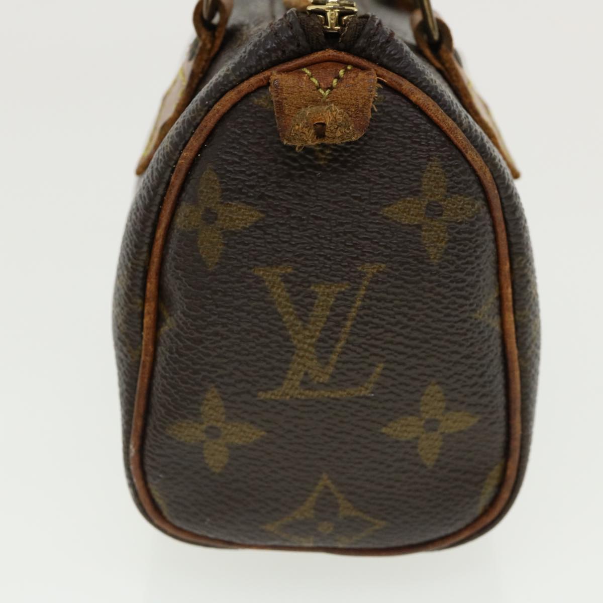 LOUIS VUITTON Monogram Mini Speedy Hand Bag M41534 LV Auth hs1451