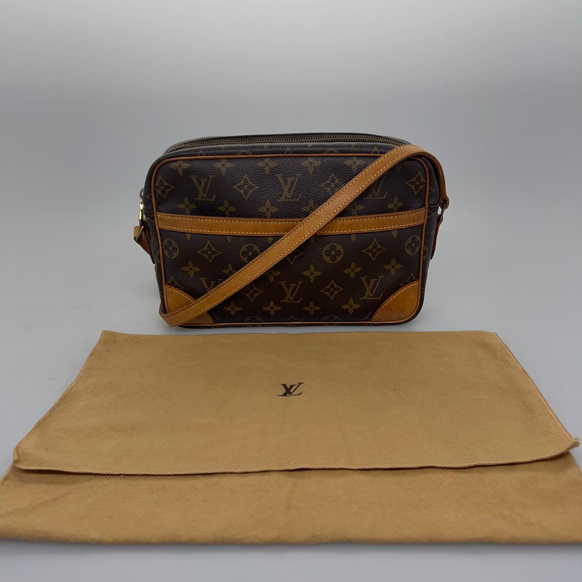 LOUIS VUITTON Monogram Trocadero 27 Shoulder Bag M51274 LV Auth hs1454