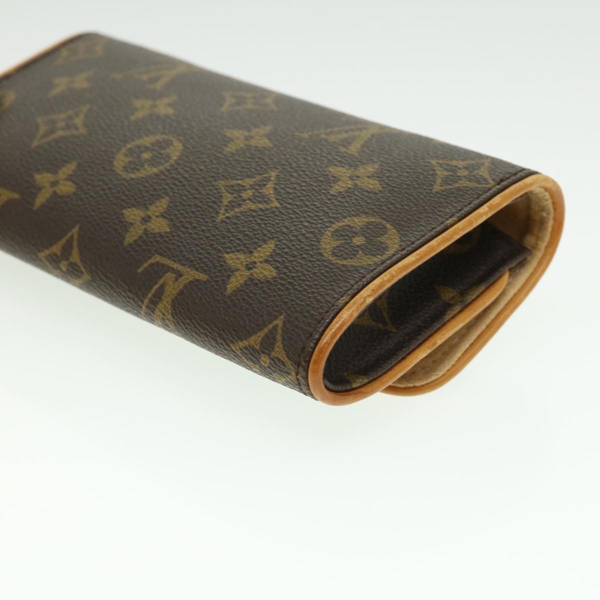 LOUIS VUITTON Monogram Pochette Twin PM Shoulder Bag M51854 LV Auth hs1456