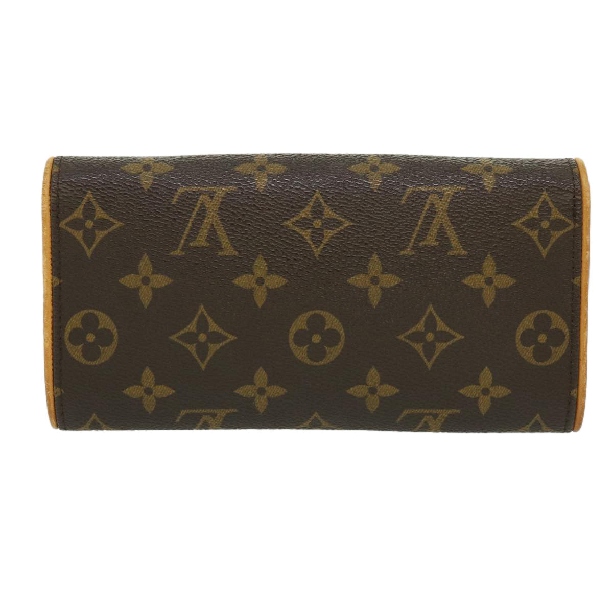 LOUIS VUITTON Monogram Pochette Twin PM Shoulder Bag M51854 LV Auth hs1456