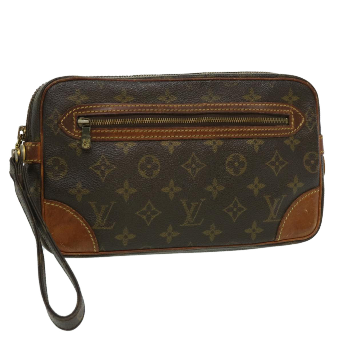 LOUIS VUITTON Monogram Marly Dragonne GM Clutch Bag M51825 LV Auth hs1458