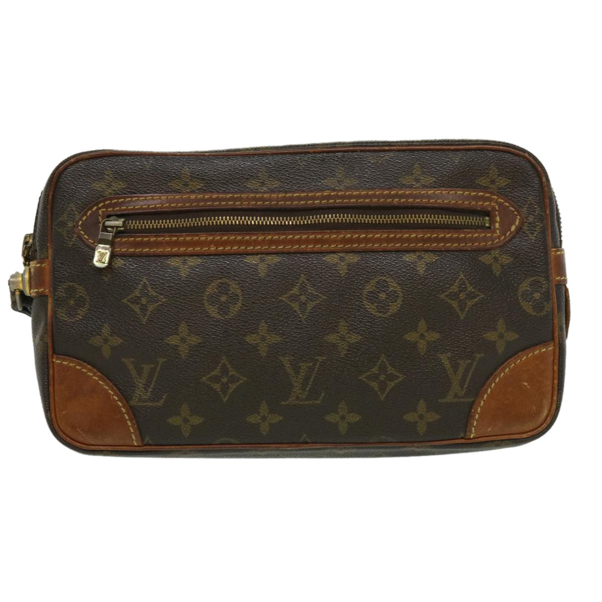 LOUIS VUITTON Monogram Marly Dragonne GM Clutch Bag M51825 LV Auth hs1458