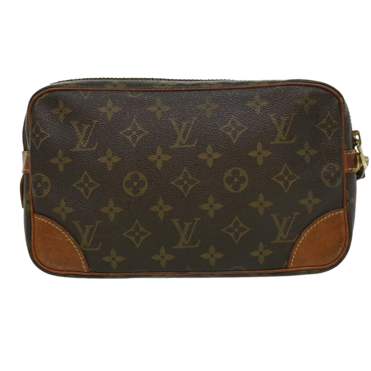 LOUIS VUITTON Monogram Marly Dragonne GM Clutch Bag M51825 LV Auth hs1458 - 0