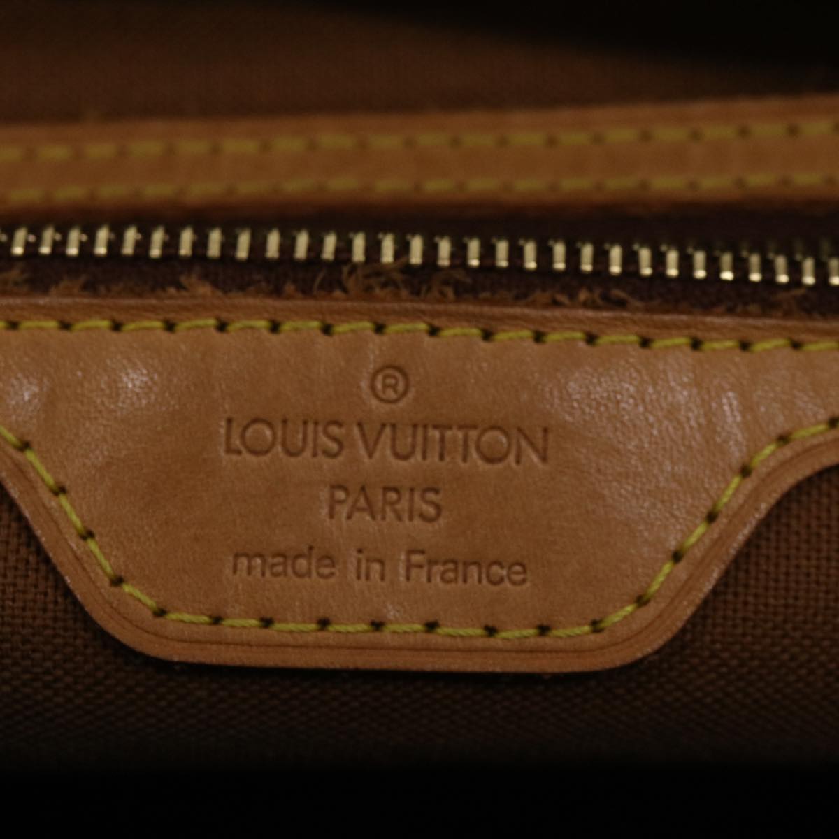 LOUIS VUITTON Monogram Cabas Piano Tote Bag M51148 LV Auth hs1513