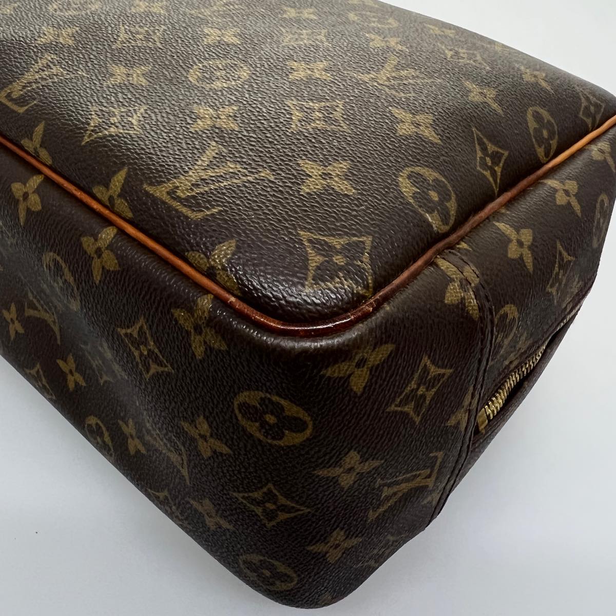 LOUIS VUITTON Monogram Deauville Hand Bag M47270 LV Auth hs1545