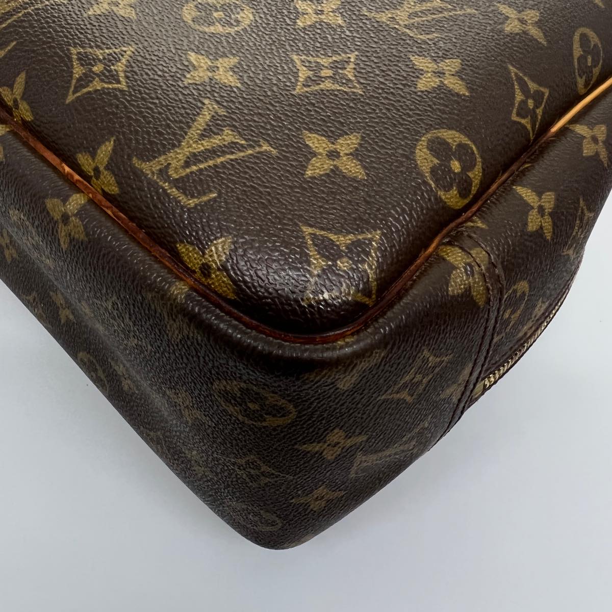 LOUIS VUITTON Monogram Deauville Hand Bag M47270 LV Auth hs1545