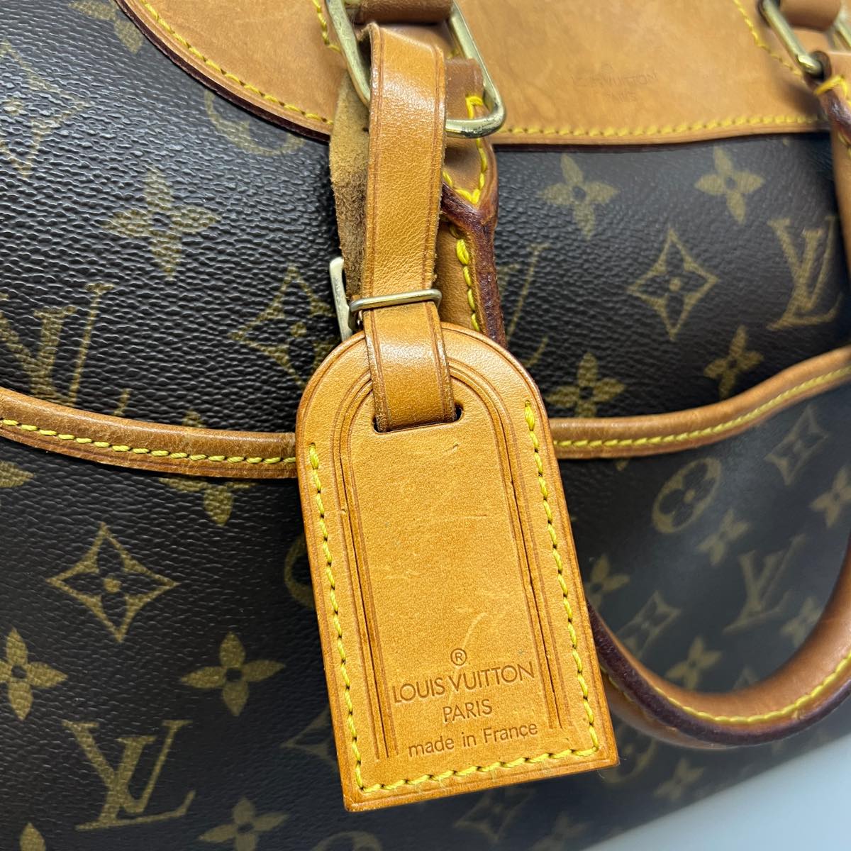 LOUIS VUITTON Monogram Deauville Hand Bag M47270 LV Auth hs1545