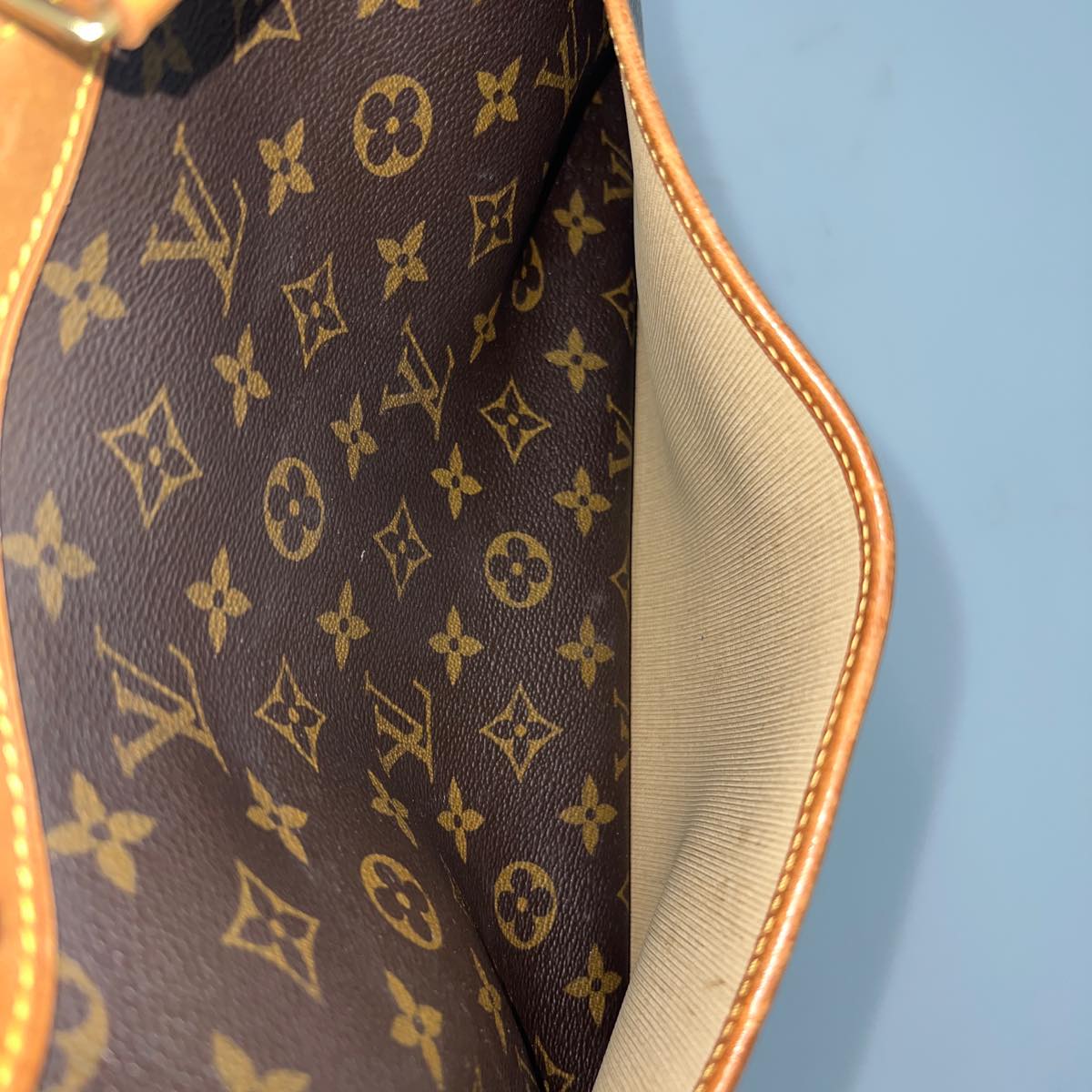 LOUIS VUITTON Monogram Deauville Hand Bag M47270 LV Auth hs1545