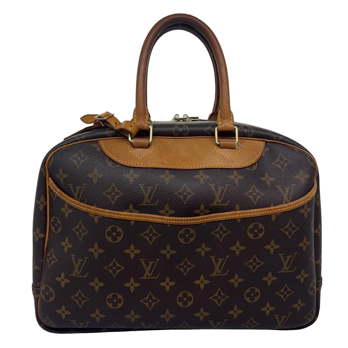 LOUIS VUITTON Monogram Deauville Hand Bag M47270 LV Auth hs1545