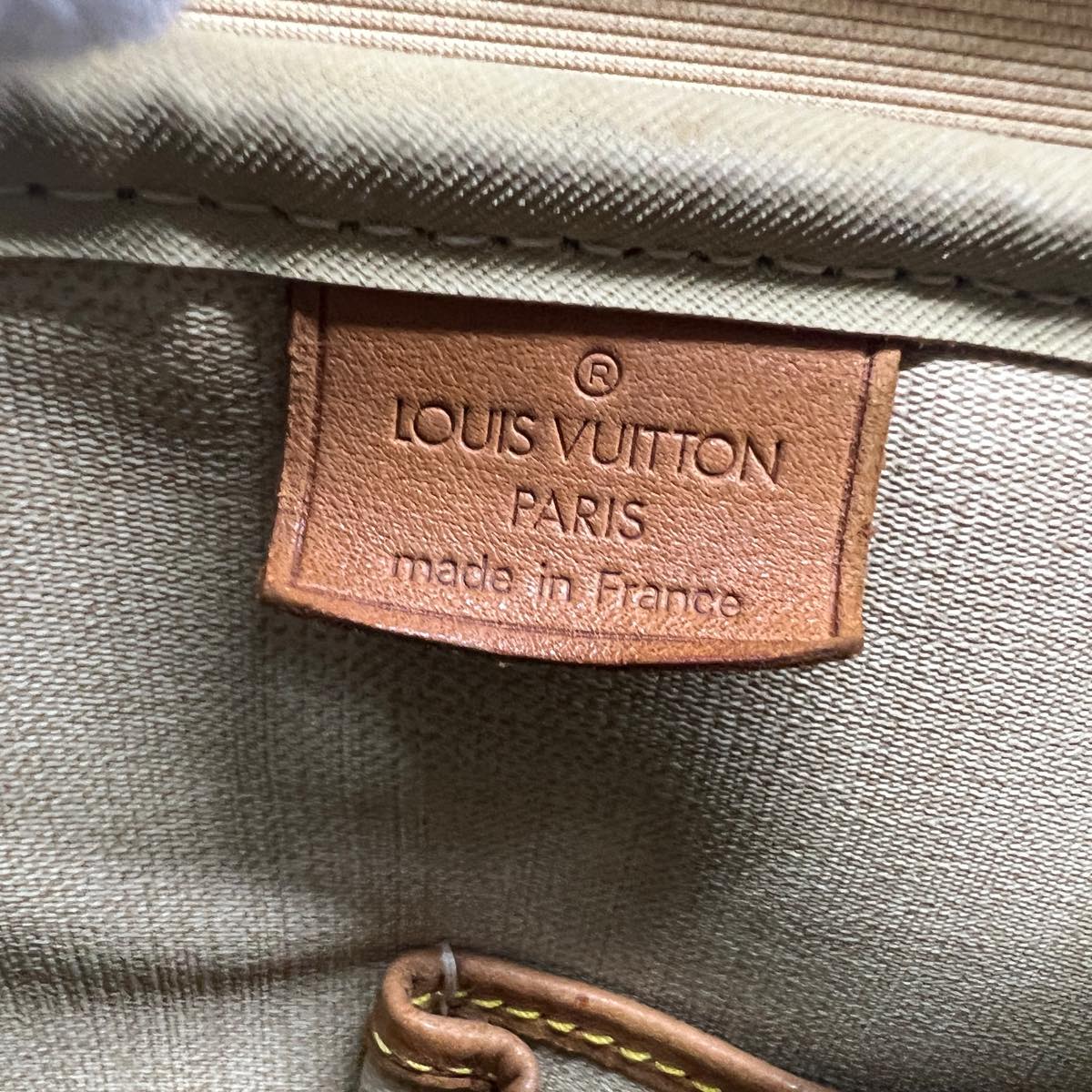 LOUIS VUITTON Monogram Deauville Hand Bag M47270 LV Auth hs1545