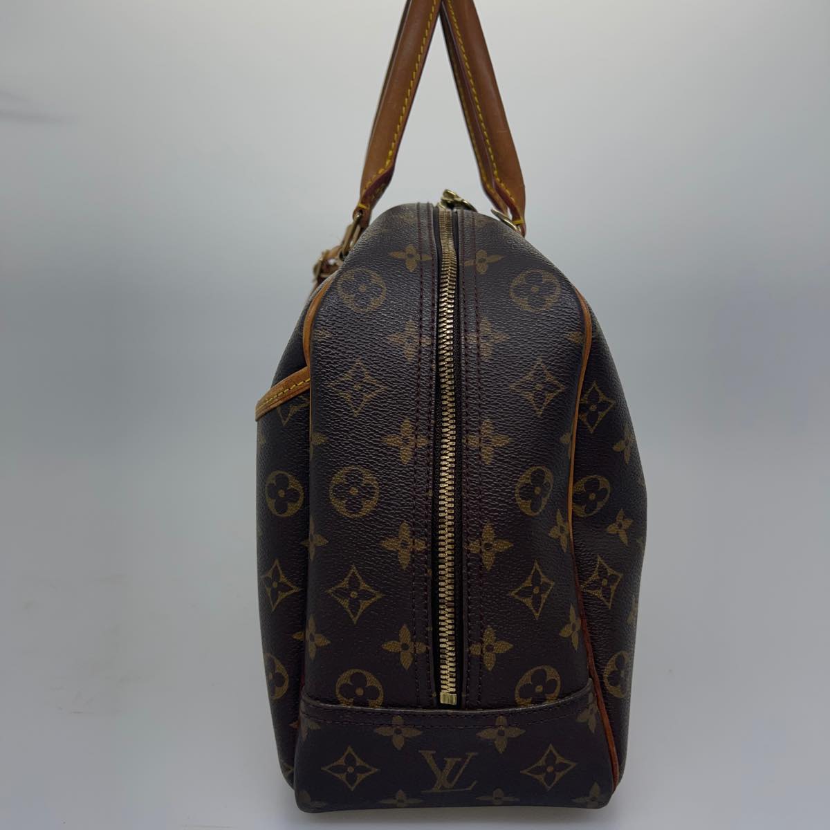 LOUIS VUITTON Monogram Deauville Hand Bag M47270 LV Auth hs1545