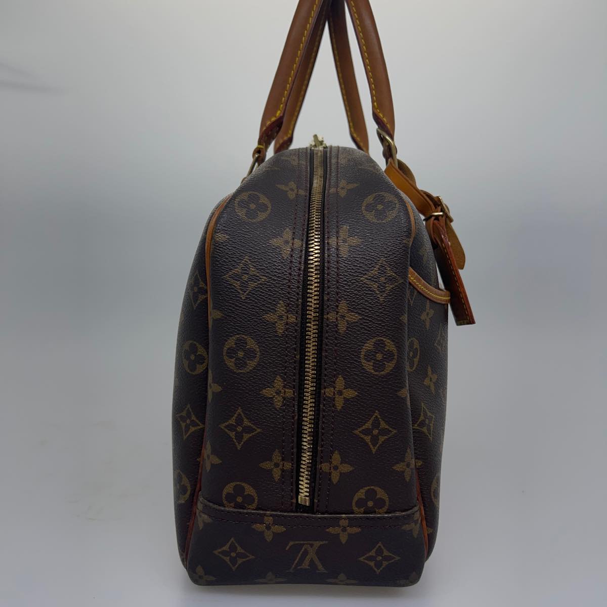 LOUIS VUITTON Monogram Deauville Hand Bag M47270 LV Auth hs1545