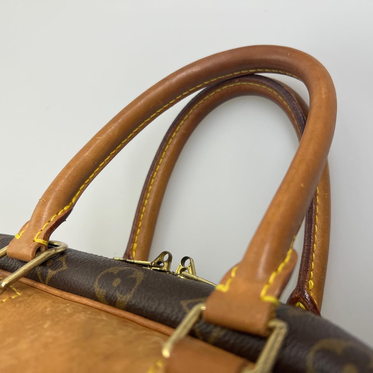 LOUIS VUITTON Monogram Deauville Hand Bag M47270 LV Auth hs1545