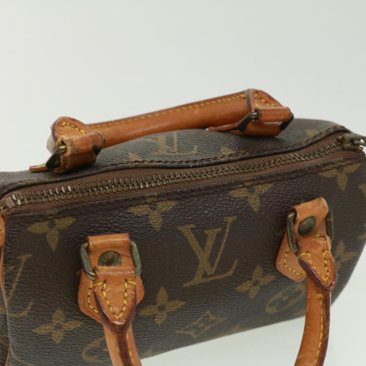 LOUIS VUITTON Monogram Mini Speedy Hand Bag Vintage M41534 LV Auth hs1602