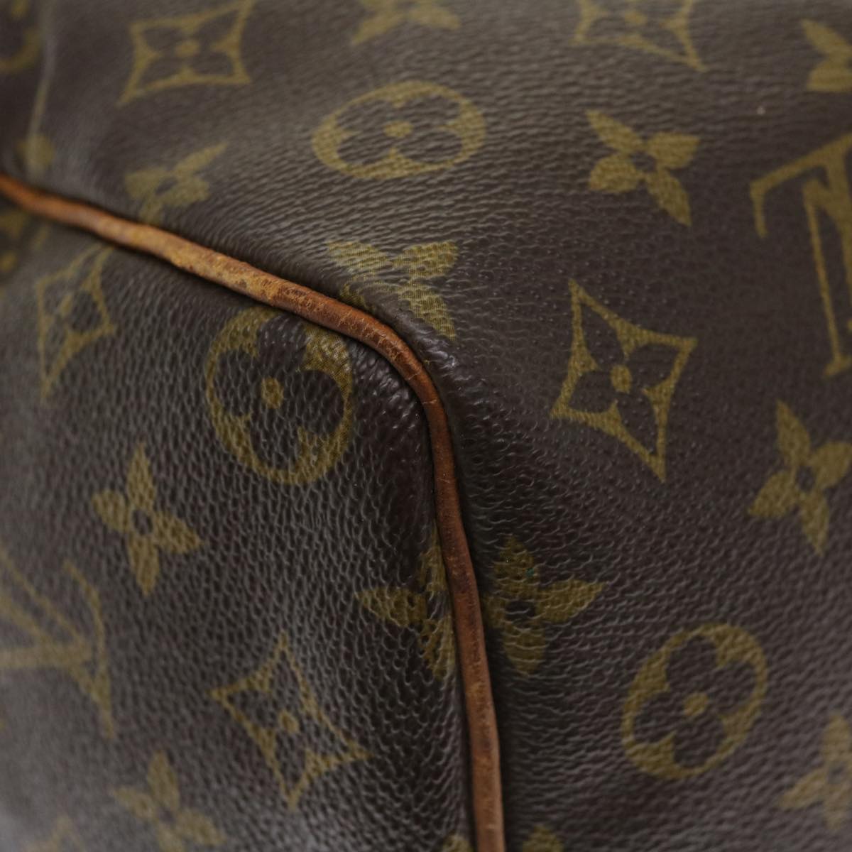 LOUIS VUITTON Monogram Speedy 35 Hand Bag M41524 LV Auth hs1639