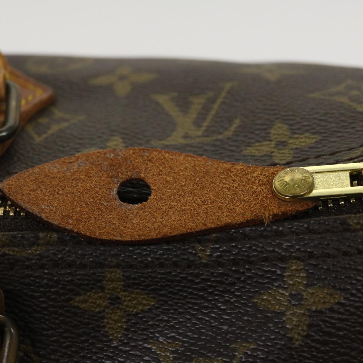 LOUIS VUITTON Monogram Speedy 35 Hand Bag M41524 LV Auth hs1639